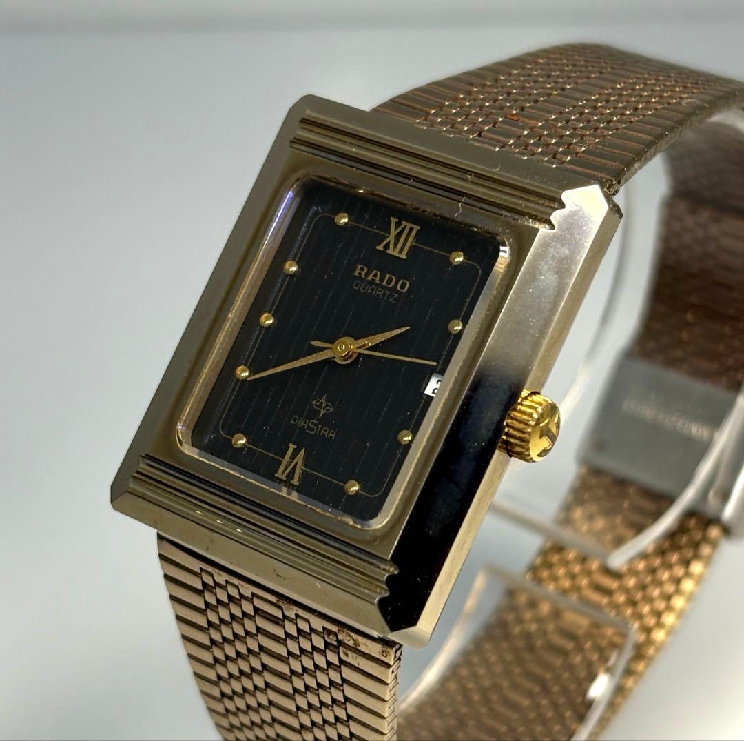 【新品電池】RADO ラドー ダイヤスター スクエア ユニセックス 腕時計