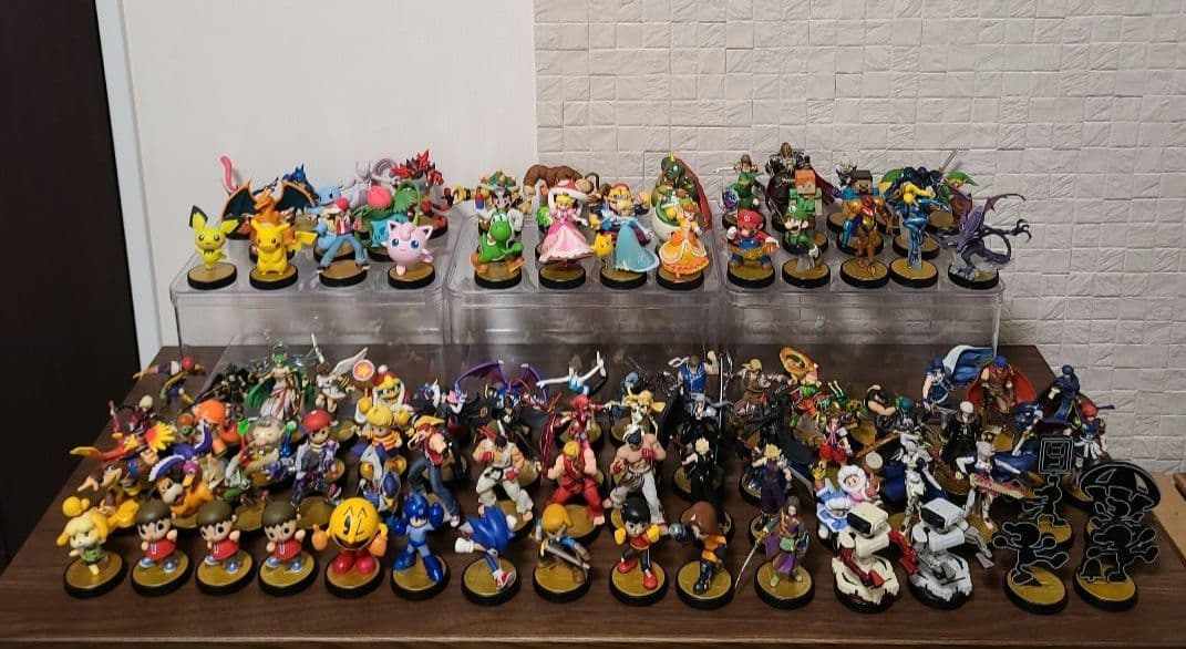 amiibo大乱闘スマッシュブラザーズ全種類94種類+Robotなど合計100個