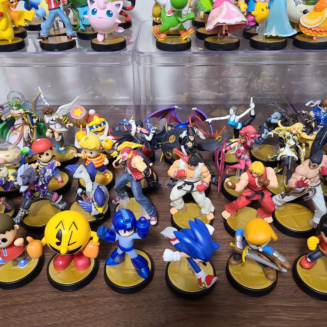 amiibo大乱闘スマッシュブラザーズ全種類94種類+Robotなど合計100個