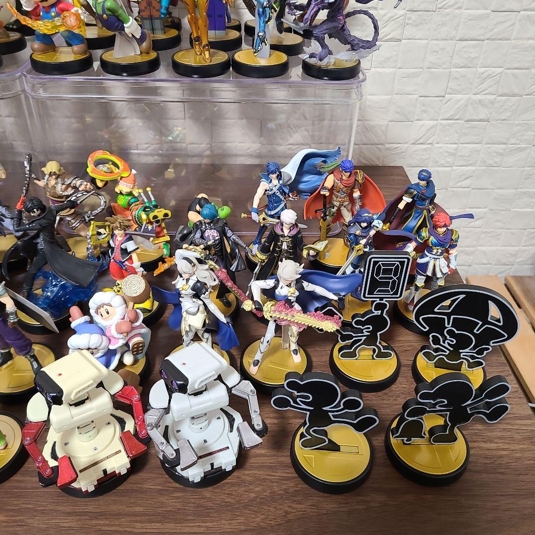 amiibo大乱闘スマッシュブラザーズ全種類94種類+Robotなど合計100個