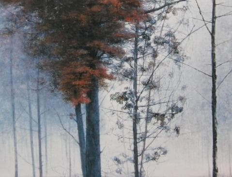 大熊栄子、【うつろう】、希少な額装用画集より、新品額装付、状態良好