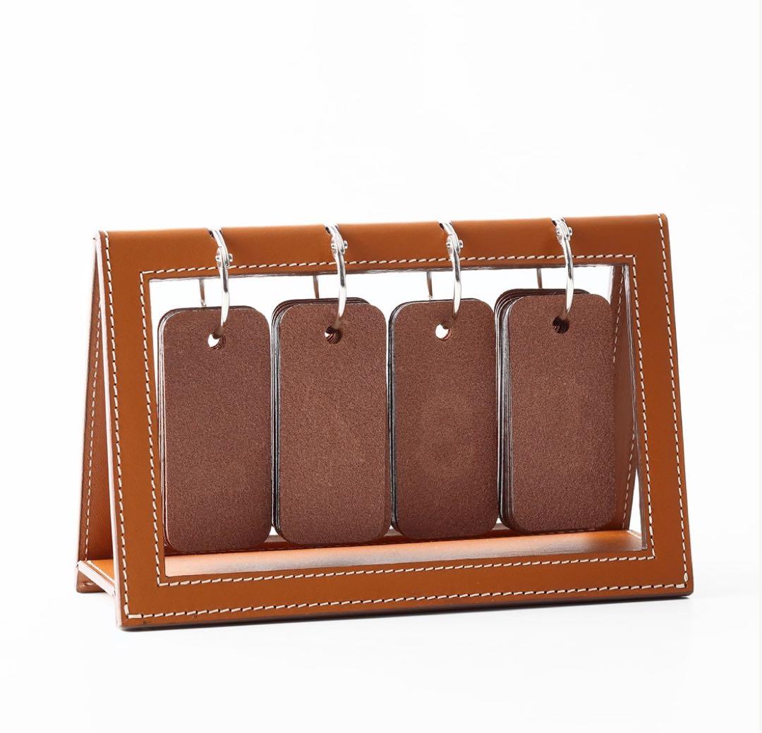 ★美品★ SOMES SADDLEソメスサドル ドムス 万年カレンダー レザー