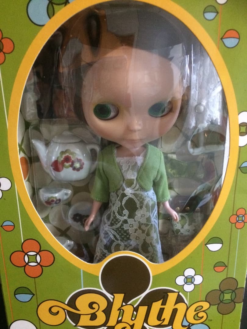 レア未開封　箱有り　昭和　初期ブライス ティーフォートゥー　日傘　ティーセット