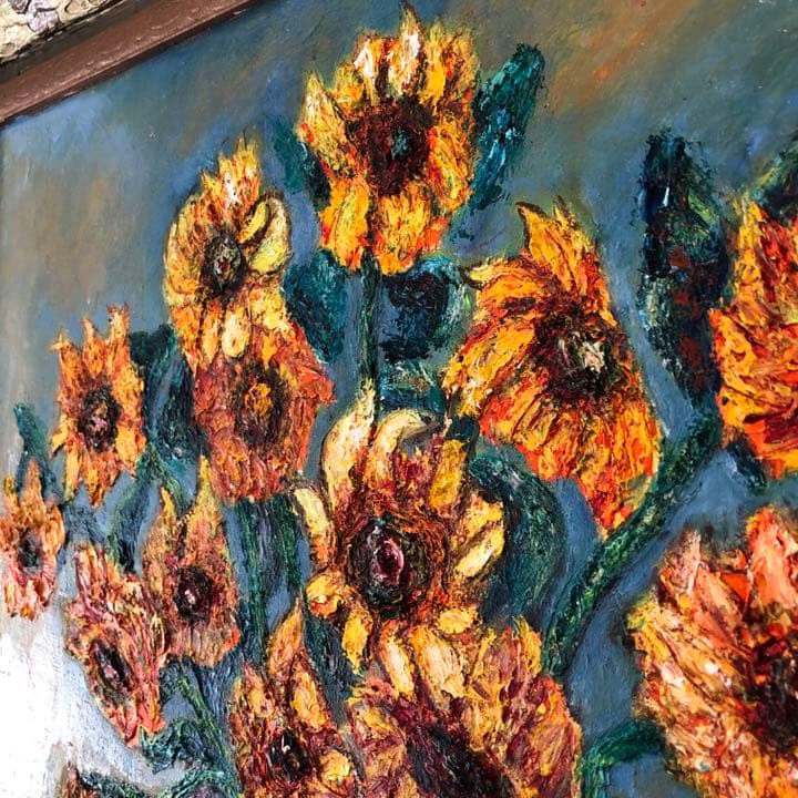 油絵＊ひまわり