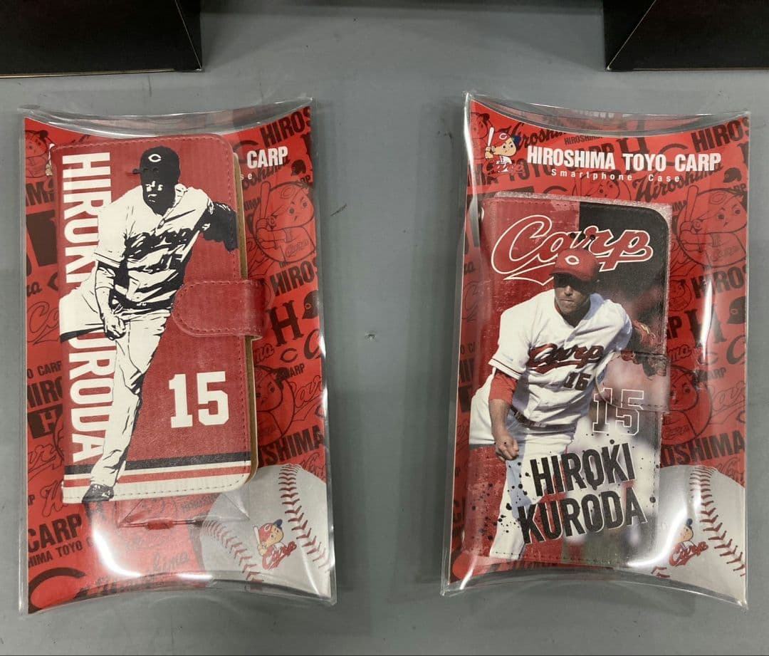 広島東洋カープ 15 黒田博樹 引退記念 フュギュア スマホケース まとめて