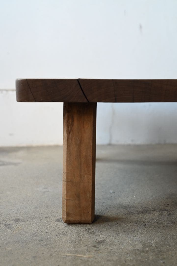 アンティーク 古家具 古道具 無垢材 座卓 ローテーブル 展示台 花台 欅