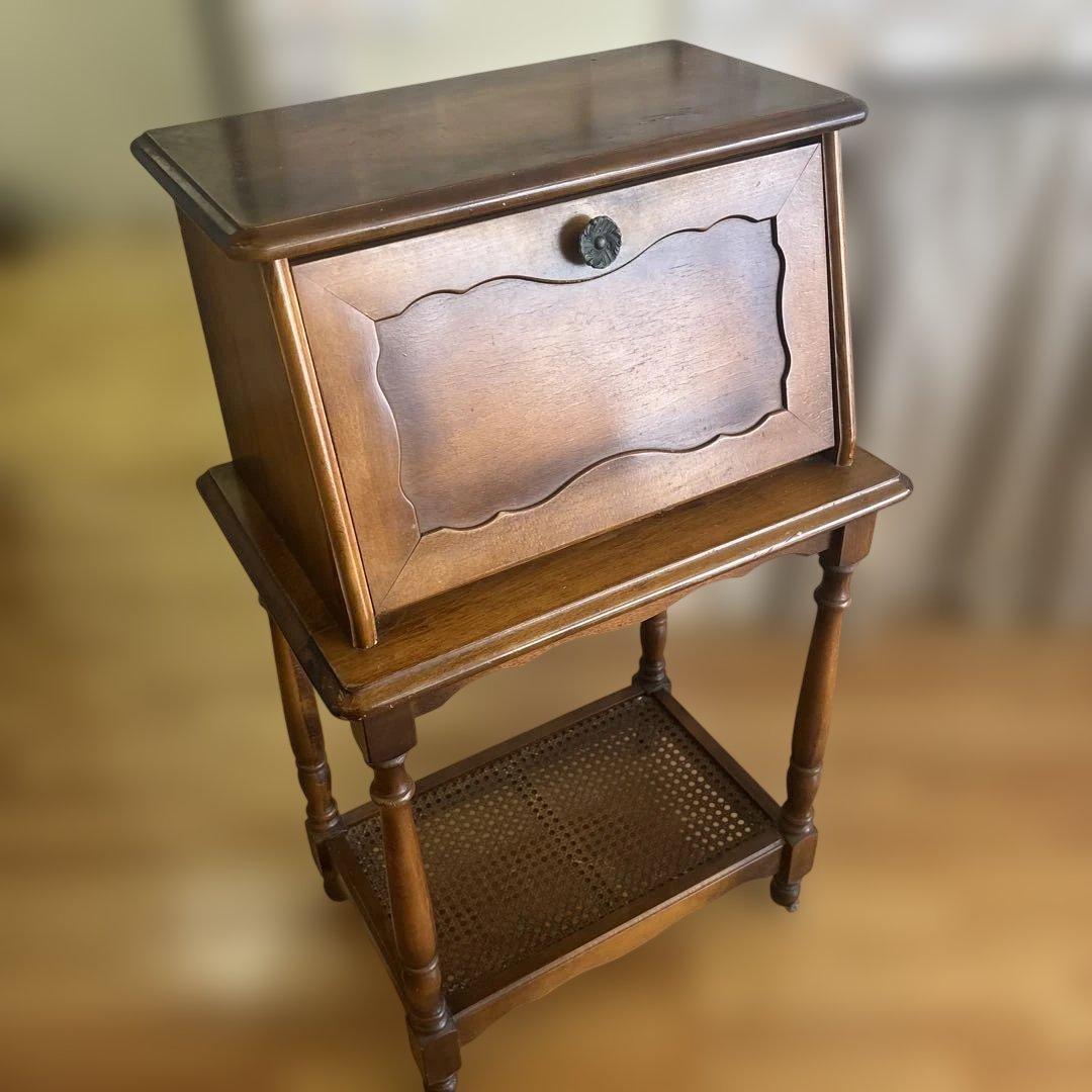 カリモク コロニアル ライティングビューロー デスク アンティーク