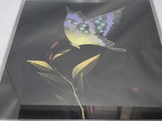 輪島塗パネル　裕作　箱有　M1056