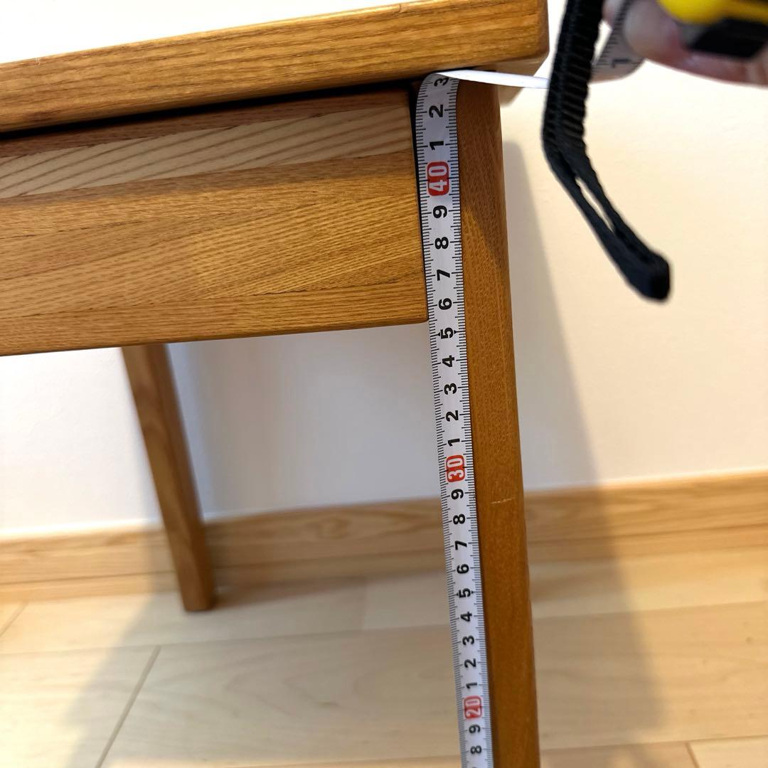 【無印良品】木製サイドテーブル 引き出し付き（廃盤品）