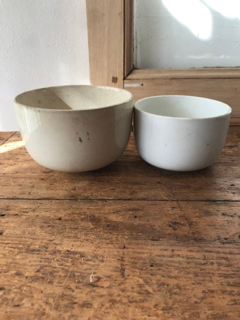 激レア　ふた付　陶器　プディングボウル　2個セット