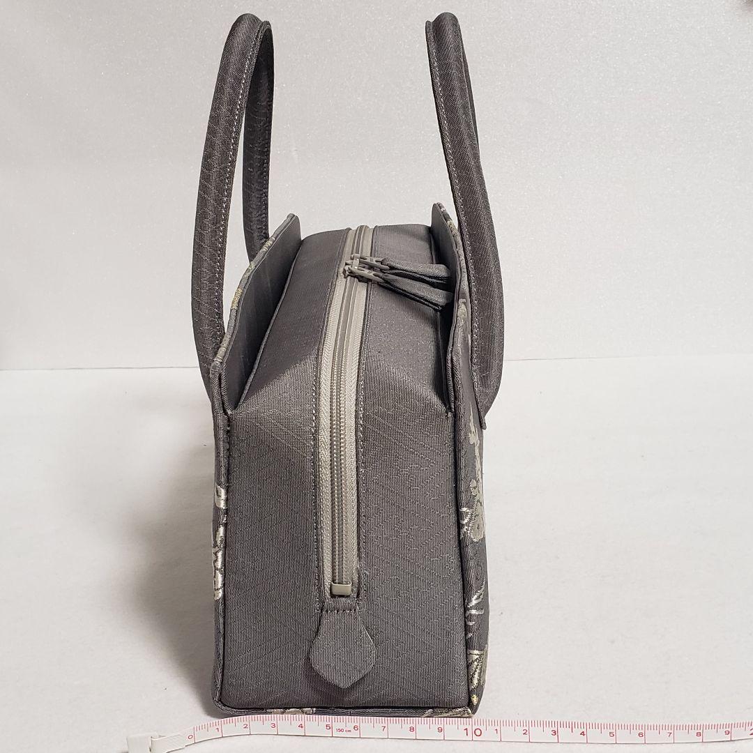 (8277)新品 利休バッグ 日本製 西陣織 帯地 和装用 あおりバッグ