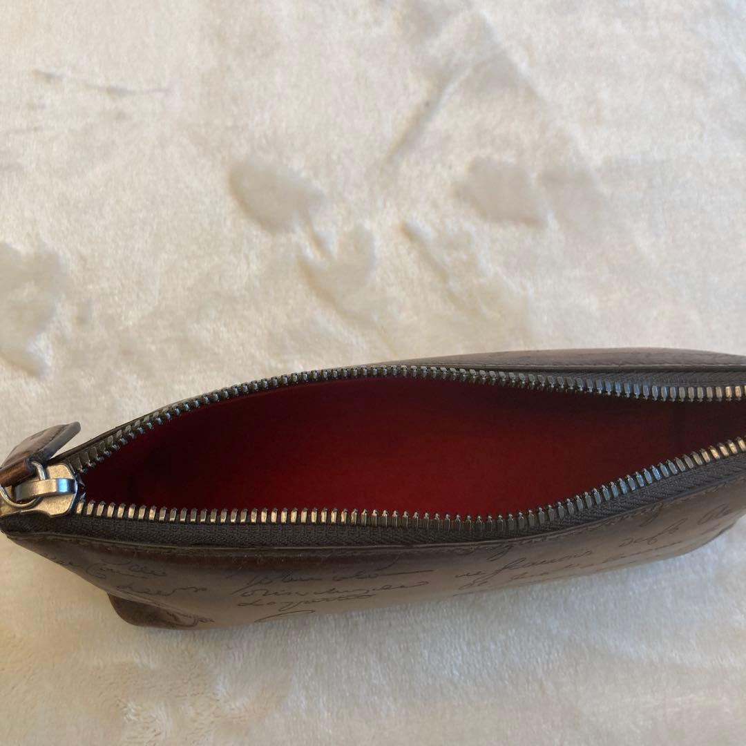 BERLUTI イタリア製 手書き風レザーペンケース
