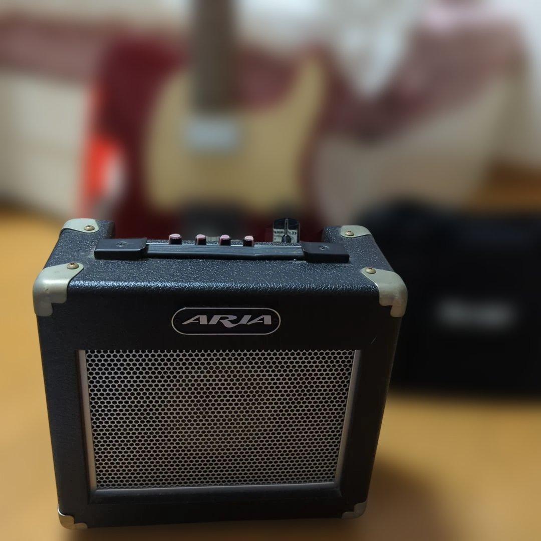 レッド テレキャスタータイプ エレキギター セット