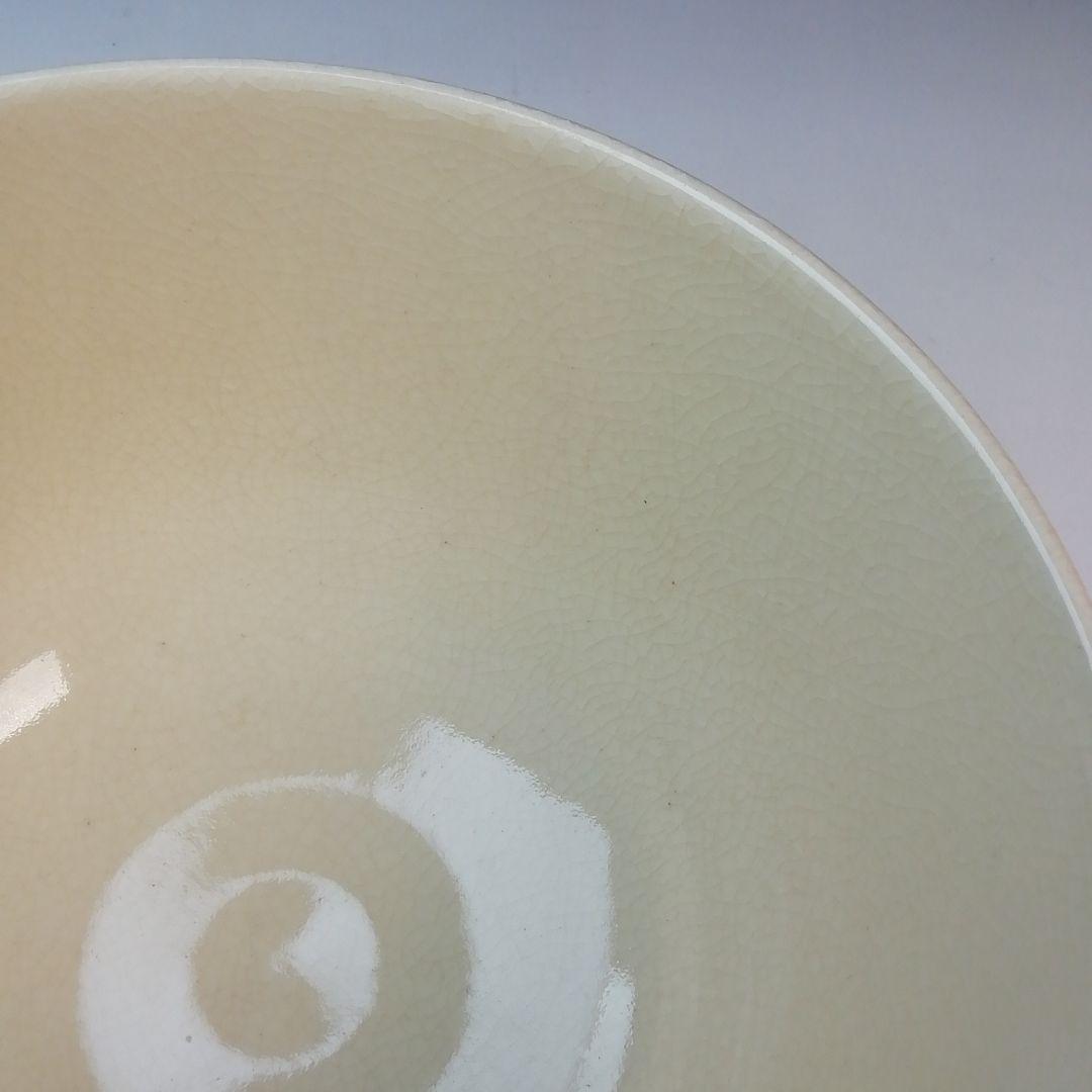 Ｓ８１５　茶碗　『色絵　秋草』『岡田佳山』　共箱　抹茶碗　茶道具