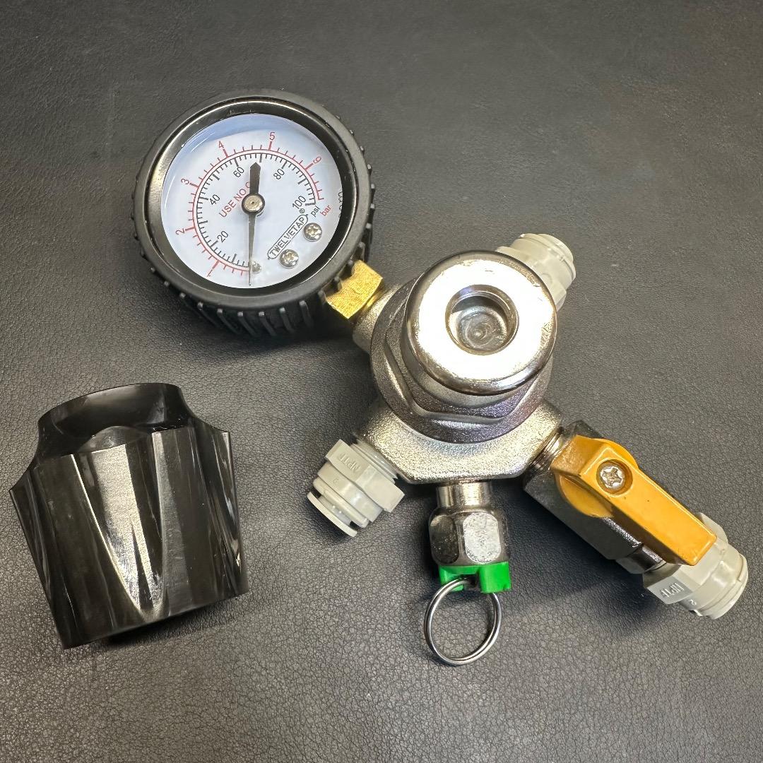 ♡Hc左1014 未使用保管品 TWELVETAP CO2レギュレーター