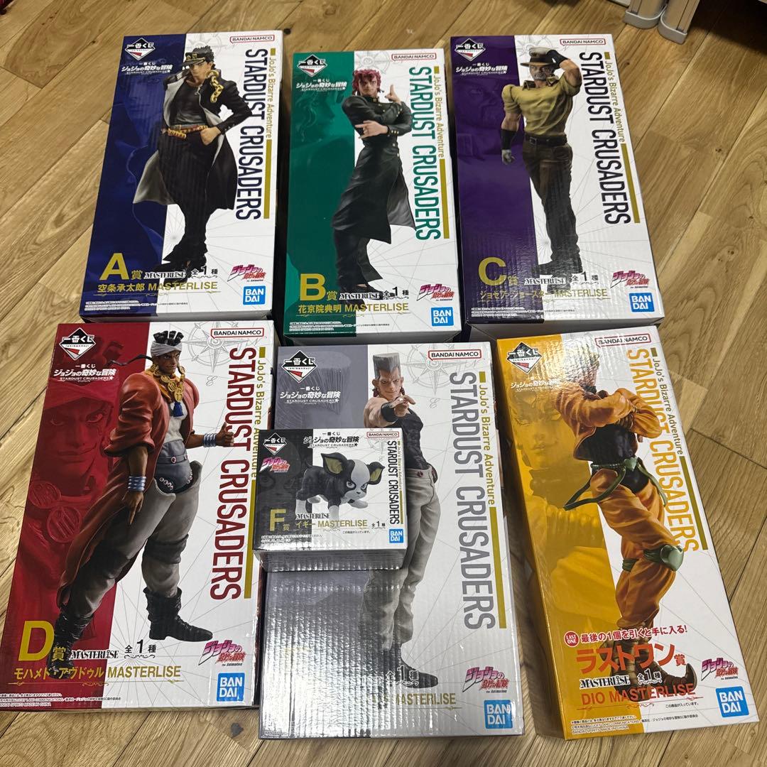 ジョジョの奇妙な冒険 スターダストクルセイダース 一番くじ フィギュアフルコンプ