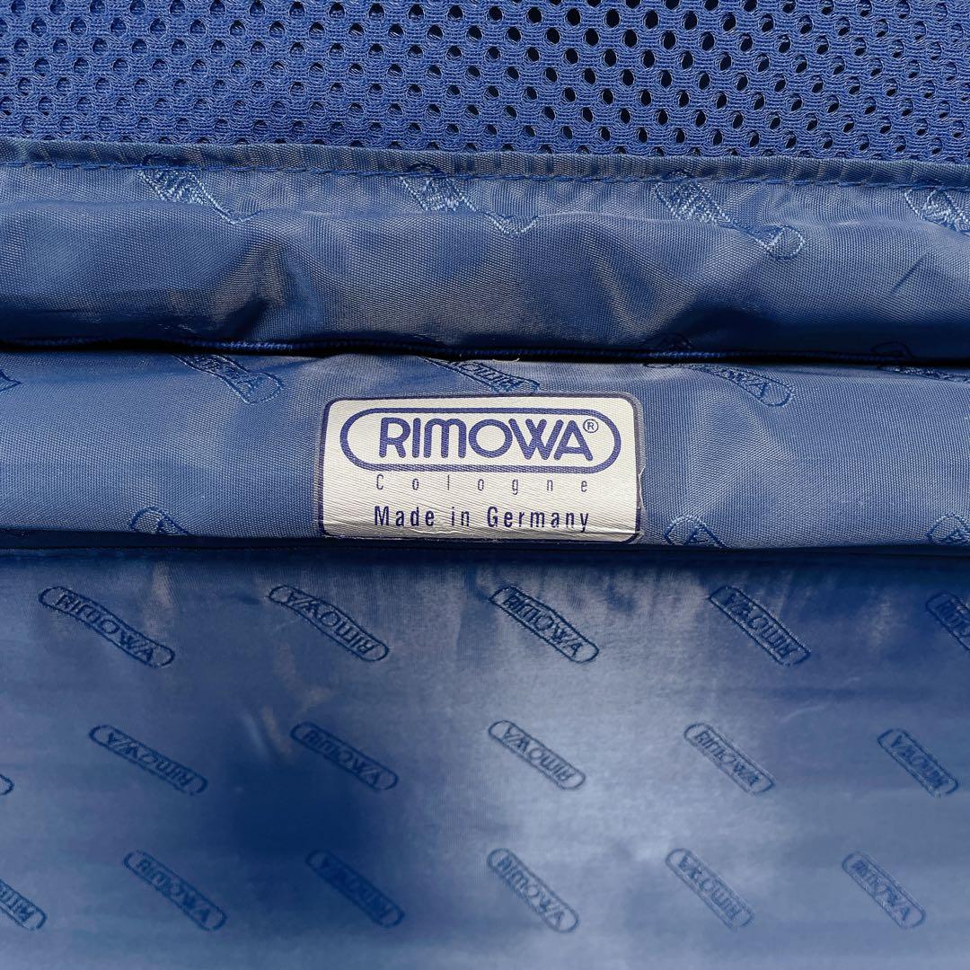 RIMOWA TOPAS リモワ 4輪 スーツケース 82L 青ロゴ 廃盤