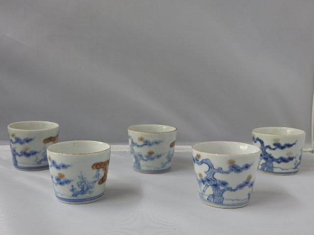 伊万里　蕎麦猪口　M981