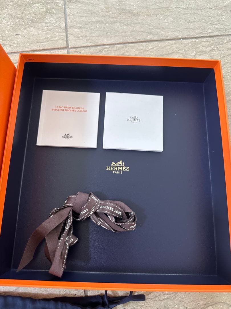 エルメス　Hermes バーキン 20 空箱　ブルーボックス　希少　激レア