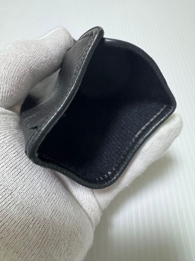 【美品】アルマーニ　ラムレザー手袋　裏地ウール付