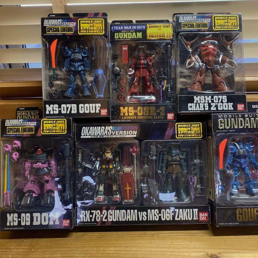 モビルスーツインアクション　ガンダム　7体セット