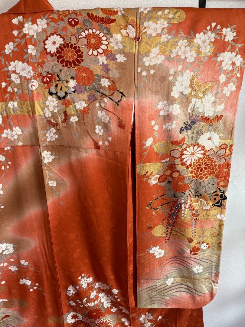 振袖フルセット　8点セット　古典柄