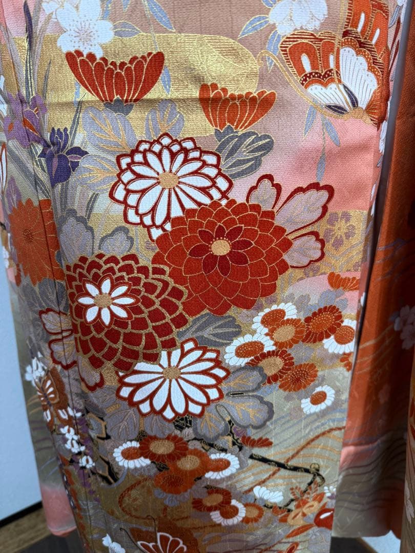 振袖フルセット　8点セット　古典柄