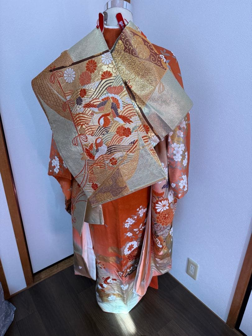 振袖フルセット　8点セット　古典柄