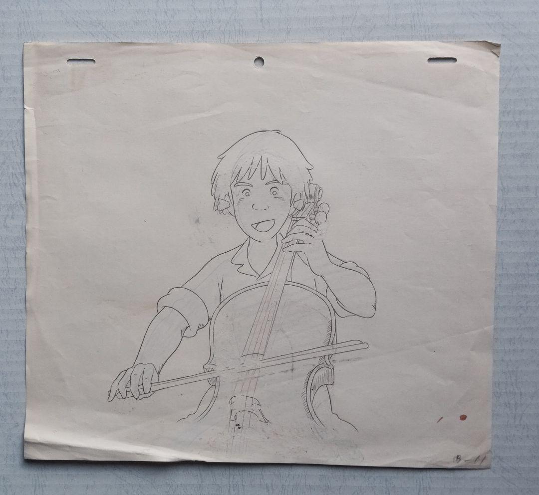 セロ弾きのゴーシュ　セル画(動画付き) 3枚