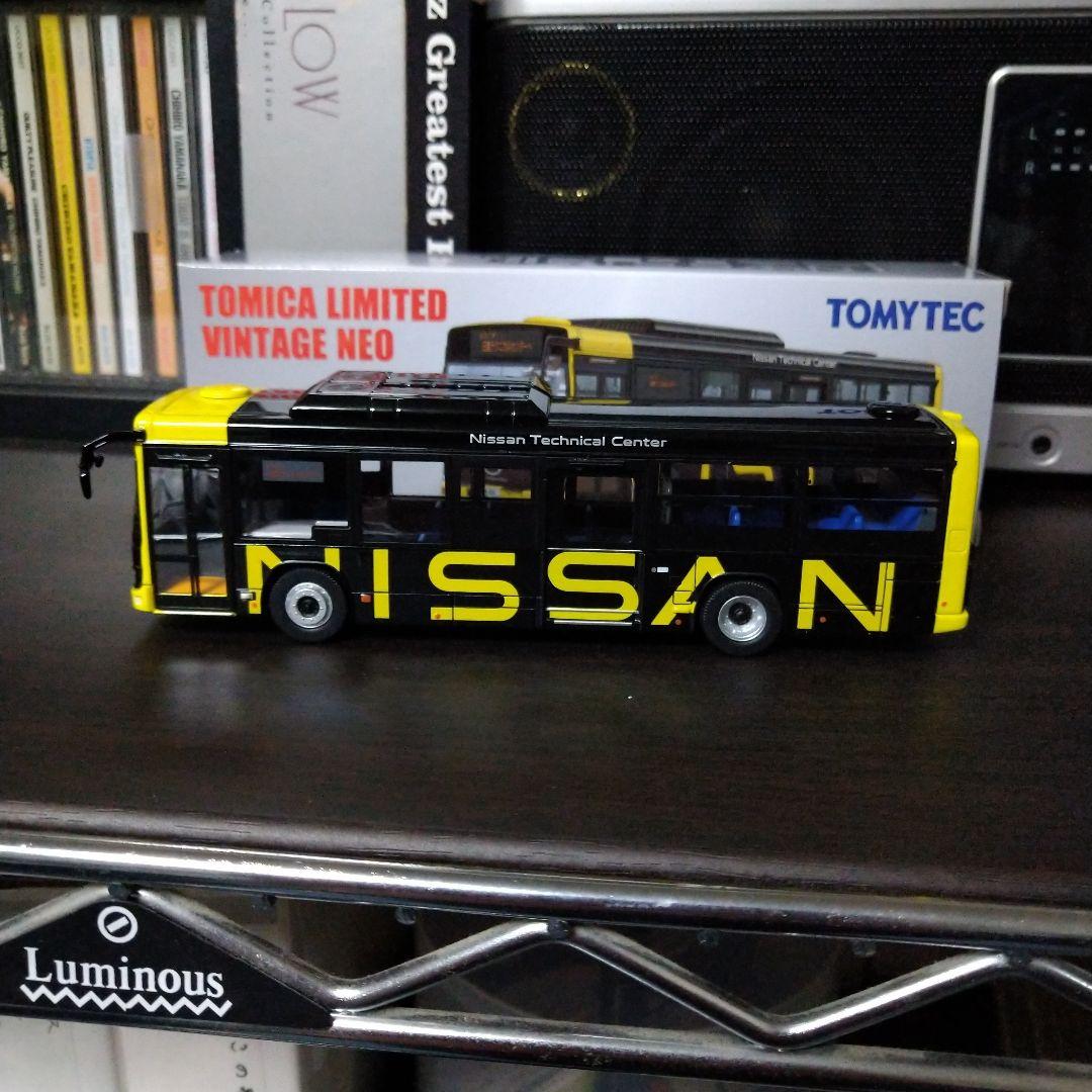 トミカ LV-N245e いすゞエルガ日産送迎バスイエローブラックサイドミラー付