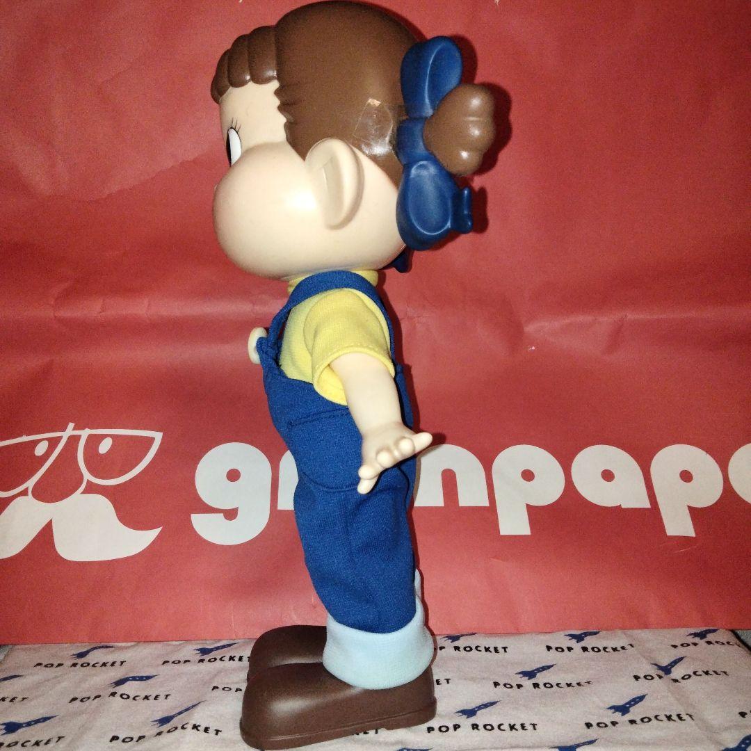 不二家ぺこちゃん青いオーバーオール希少