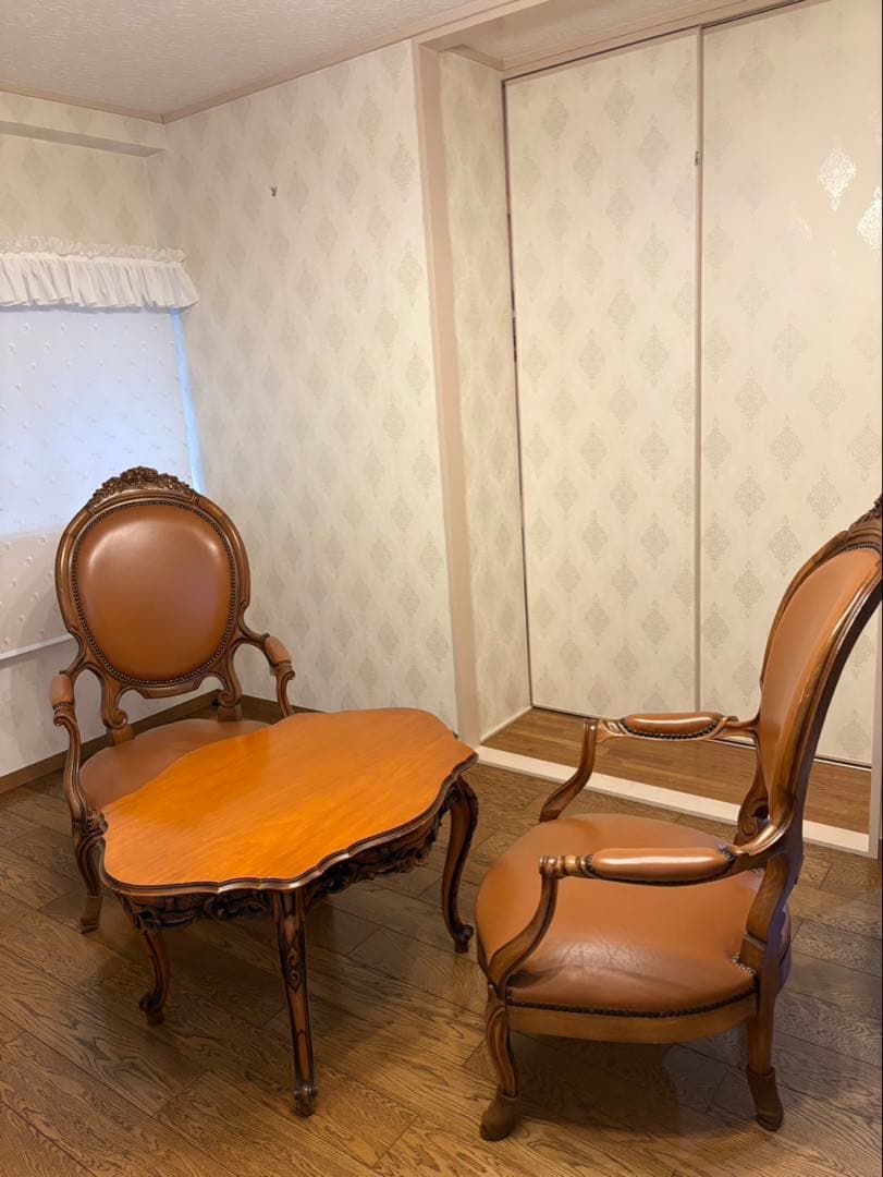 アンティークテーブル　応接セット お値下げ致しました