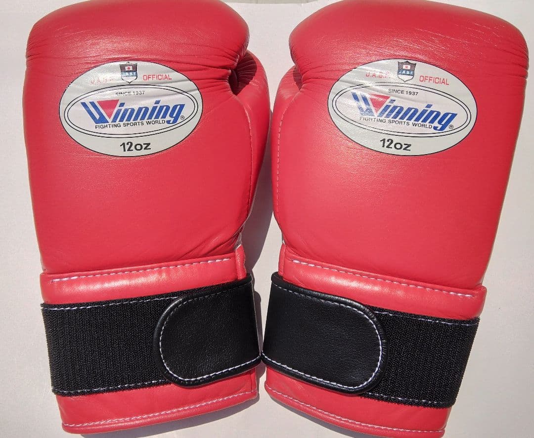 Winning ボクシンググローブ 12oz 赤