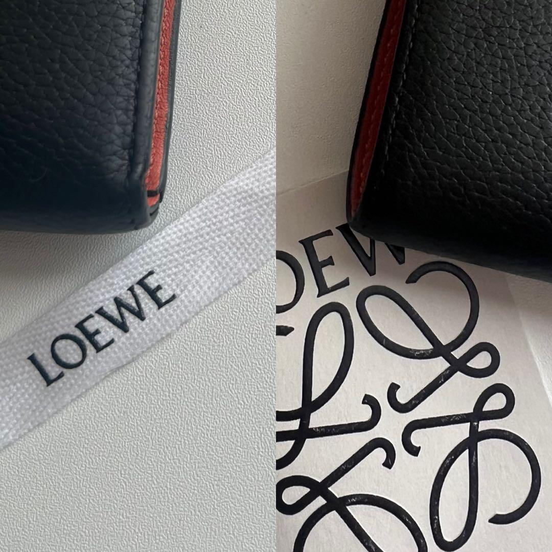 475 極上美品 LOEWE ロエベ 2つ折り財布