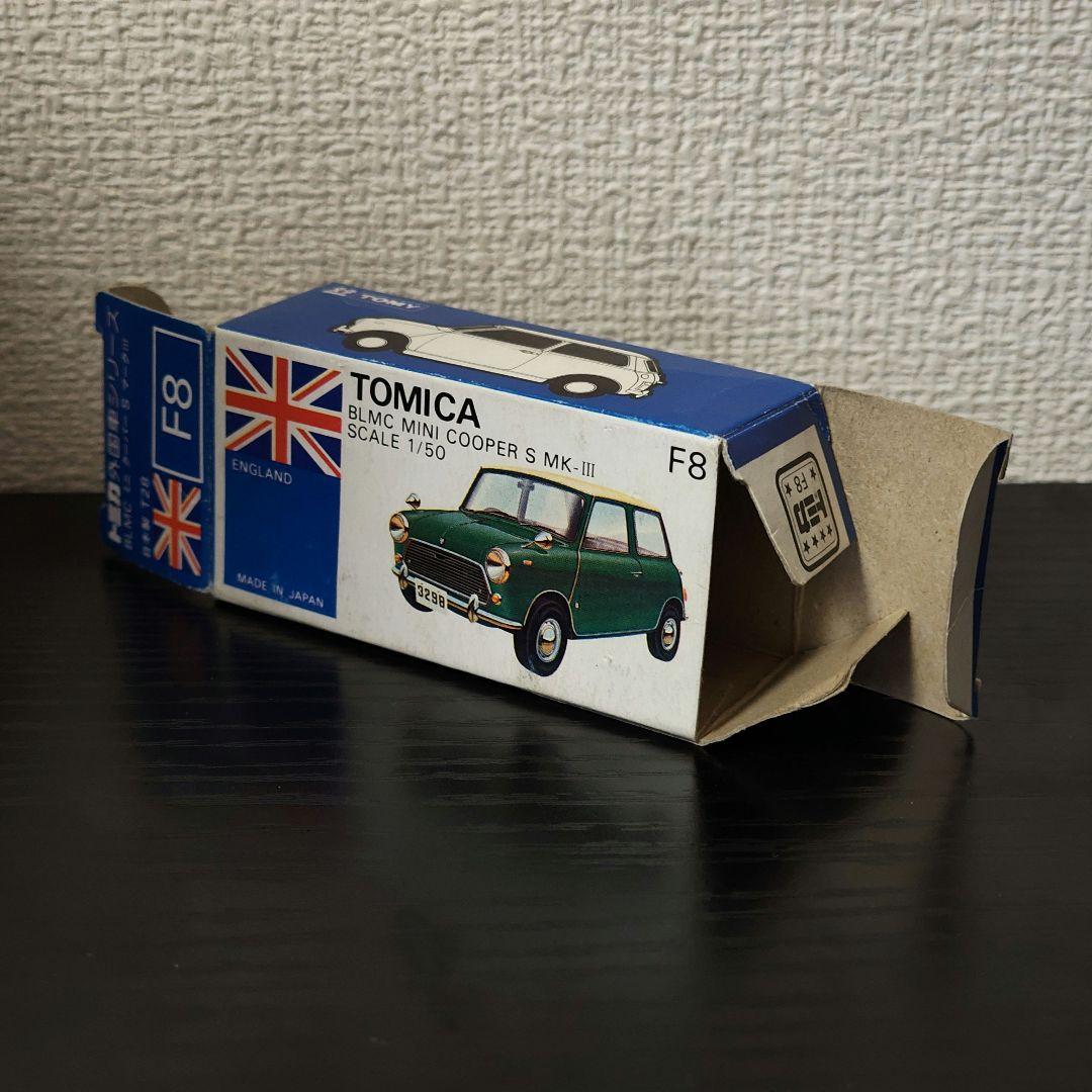 TOMICA　トミカ　ミニクーパー　緑/白色　輸出カラー　箱付き