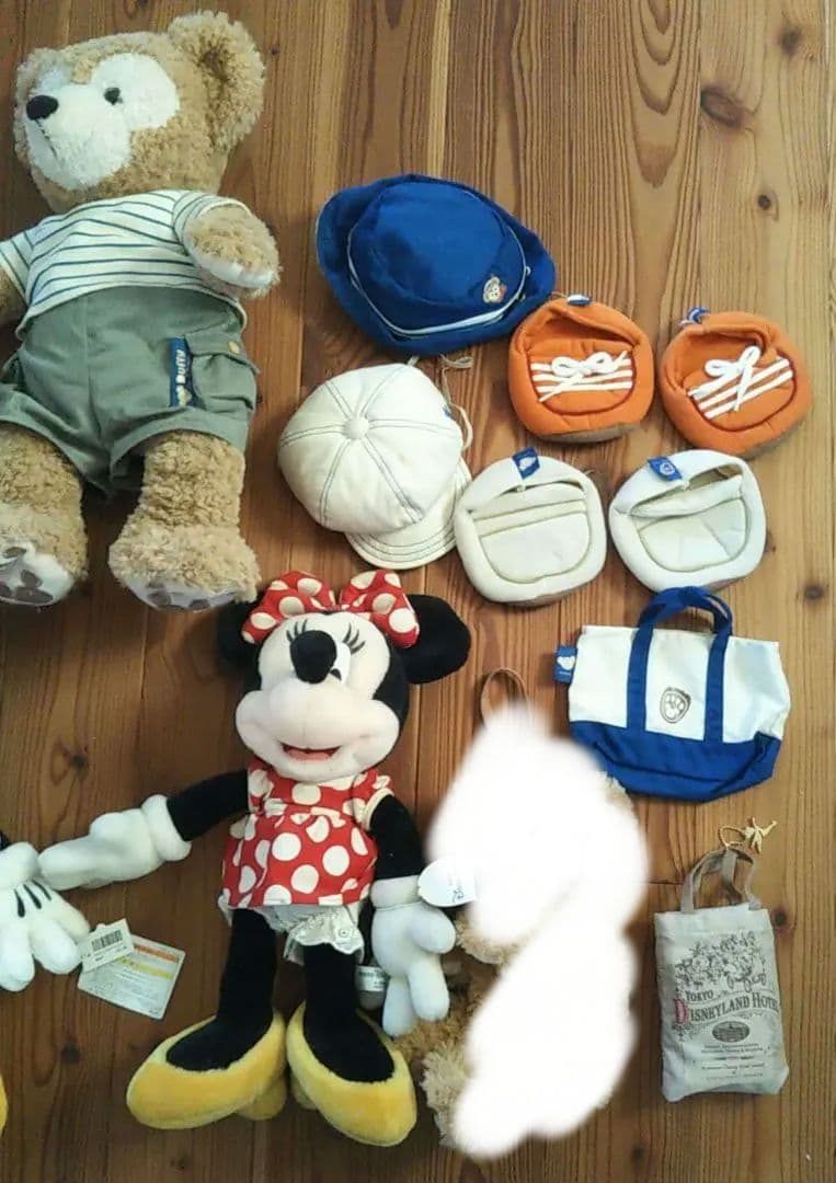 ダッフィー ミッキー ミニー ぬいぐるみ 服 エコバッグ