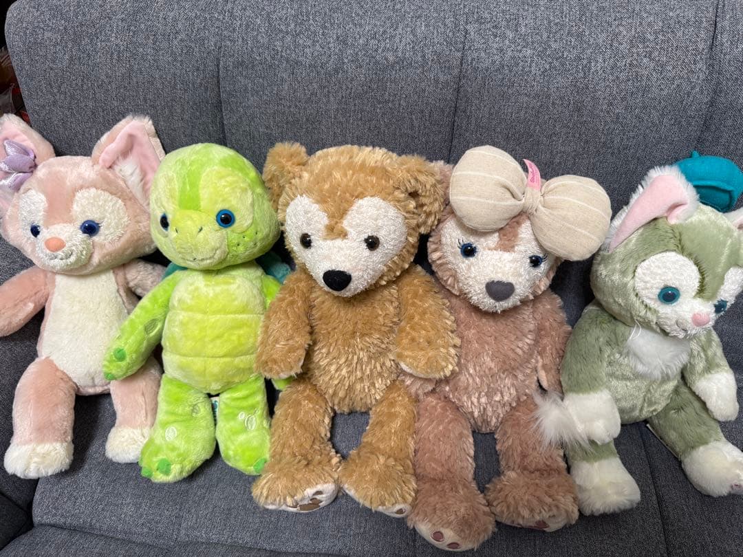 ディズニーキャラクターぬいぐるみ5体セット