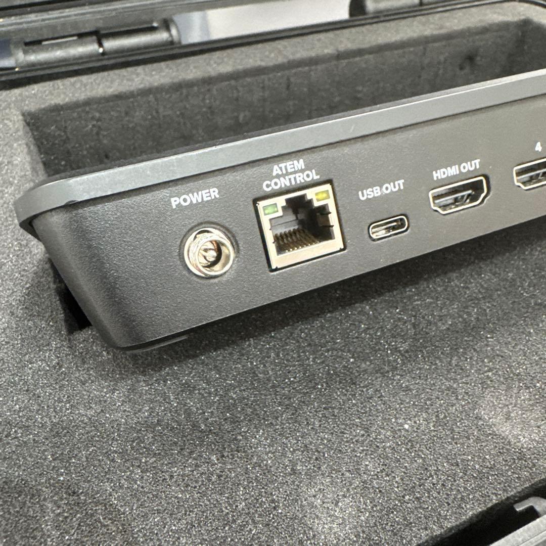 【週末値下】ATEM Mini Pro ISO + 専用ハードケース付き