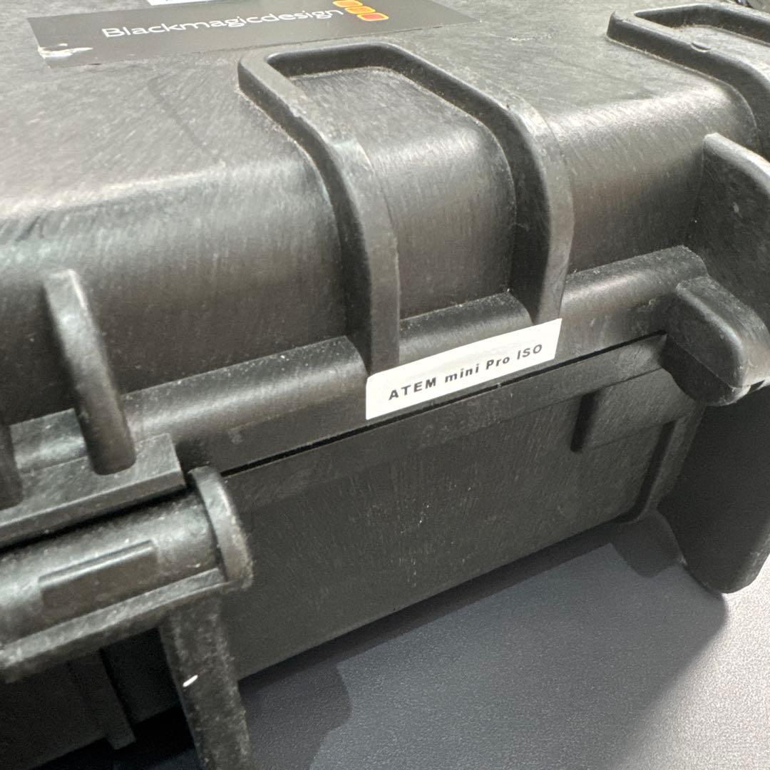 【週末値下】ATEM Mini Pro ISO + 専用ハードケース付き