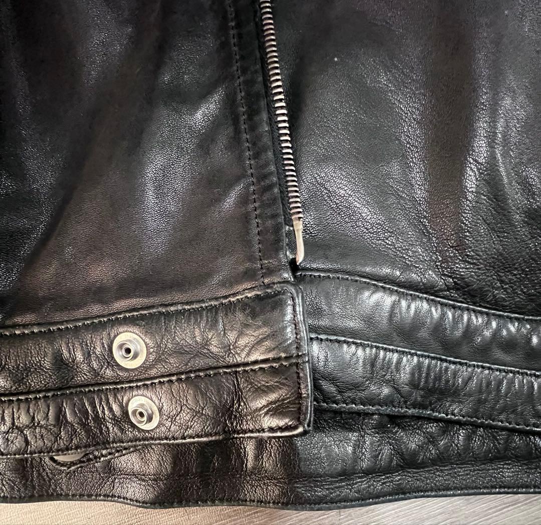 TOMORROWLAND / BLUE WORK シングルライダース　黒　M