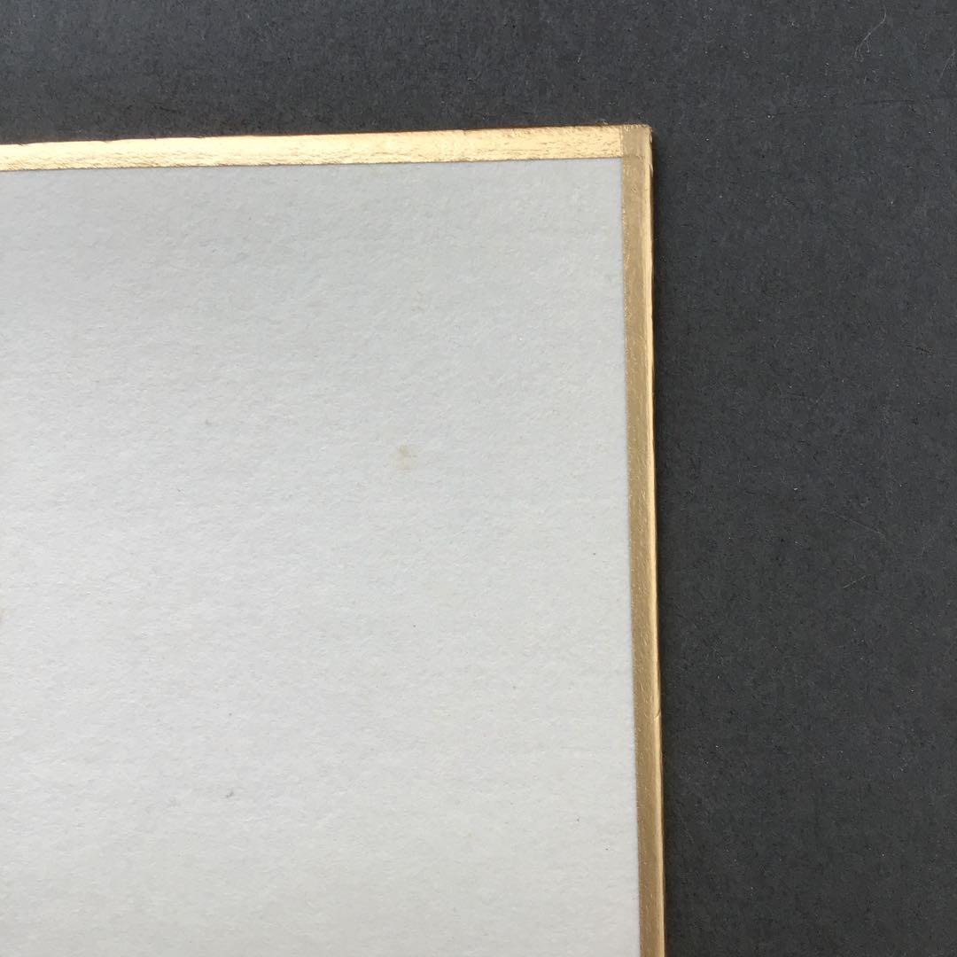 色紙　「夢」　松尾流　松尾宗倫(号:葆光斎)直筆　畳紙　配送用袋　S1033SS