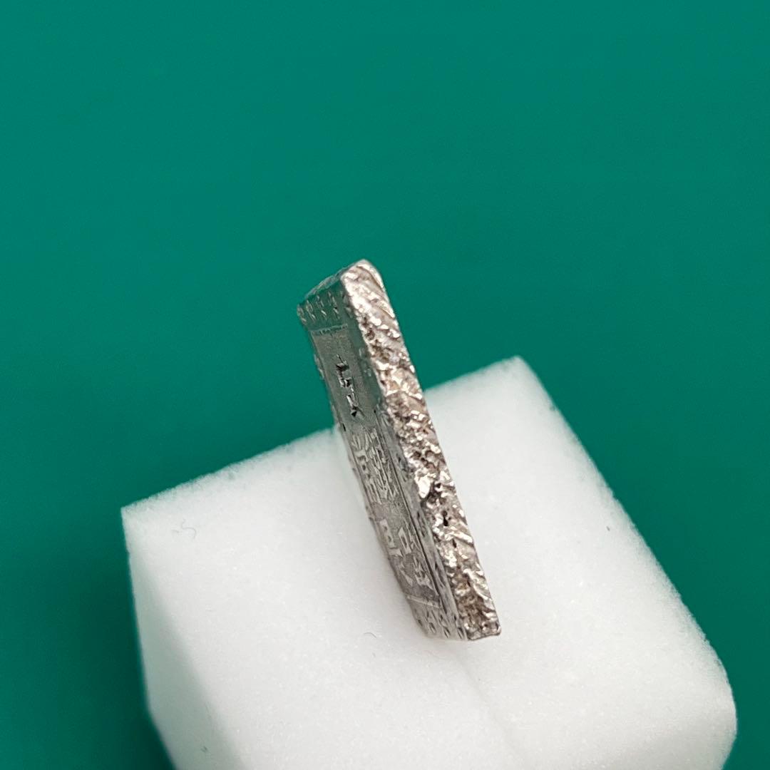 安政一分銀 入分玉座 Ag No.2135