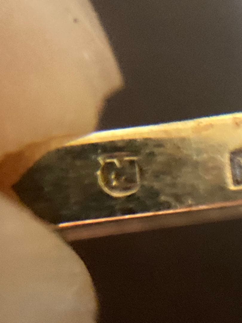 御木本(ミキモト) K15帯留 サンゴ•パール