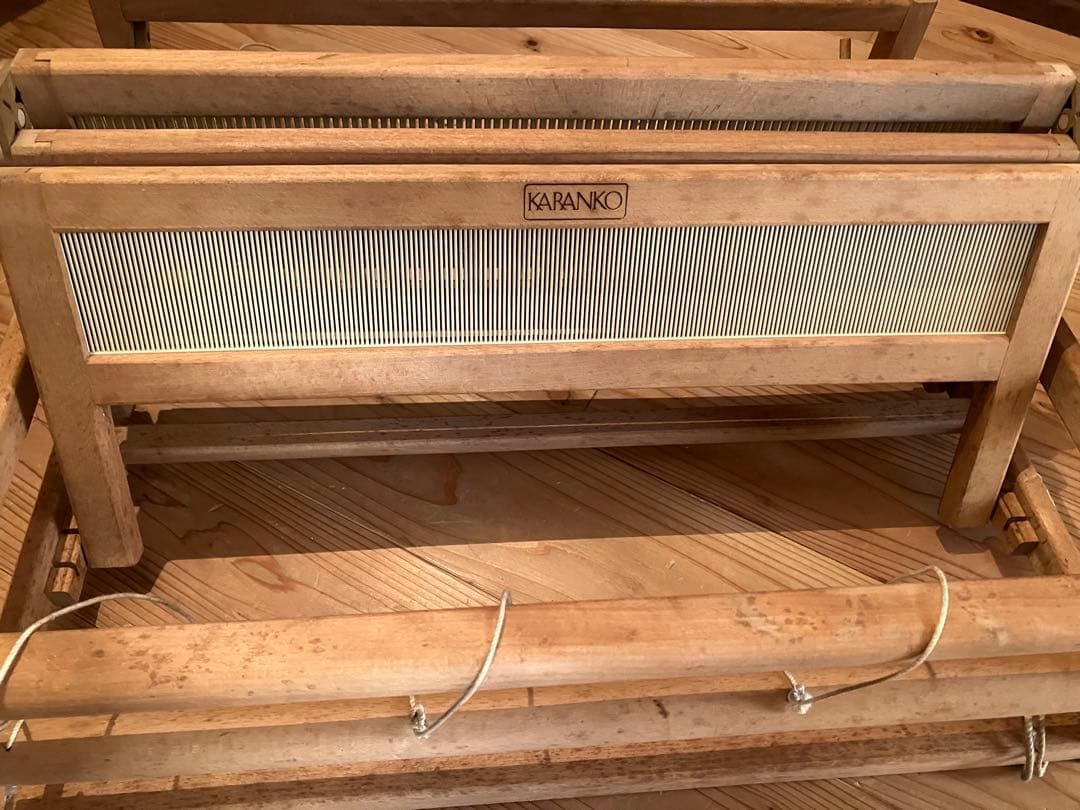 karanko カランコ　卓上　織り機　長期保管　板杼2本付　少々難あり