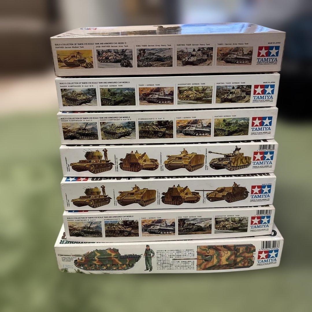 TAMIYA プラモデル 戦車7点セット　まとめ売り　A27
