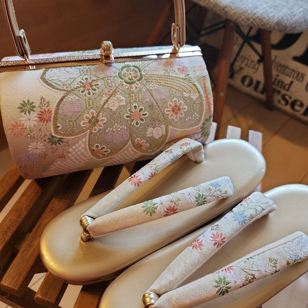 新品未使用☆和装☆バッグ＆草履セット☆前撮り結婚式☆