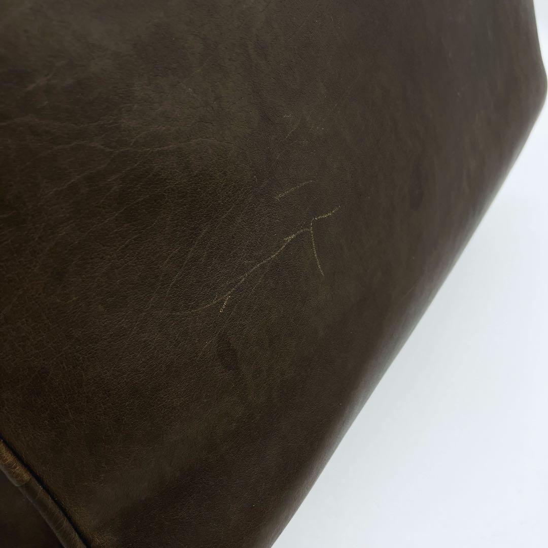 【BOTTEGA VENETA】ビジネスバッグ　イントレチャート　レザー　茶色