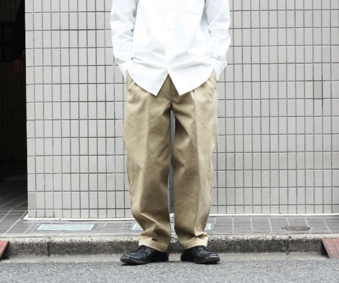 ☆新品未使用☆SCYE BASICS セルビッジチノ 2タック サイズ40