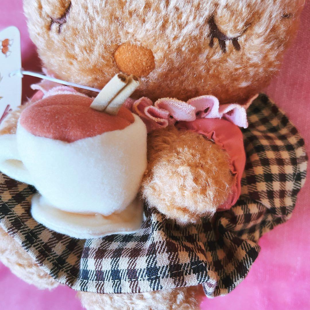 希少レア　ハローキティ　ぬいぐるみ　カフェ　シナモン　茶色キティ　サンリオ