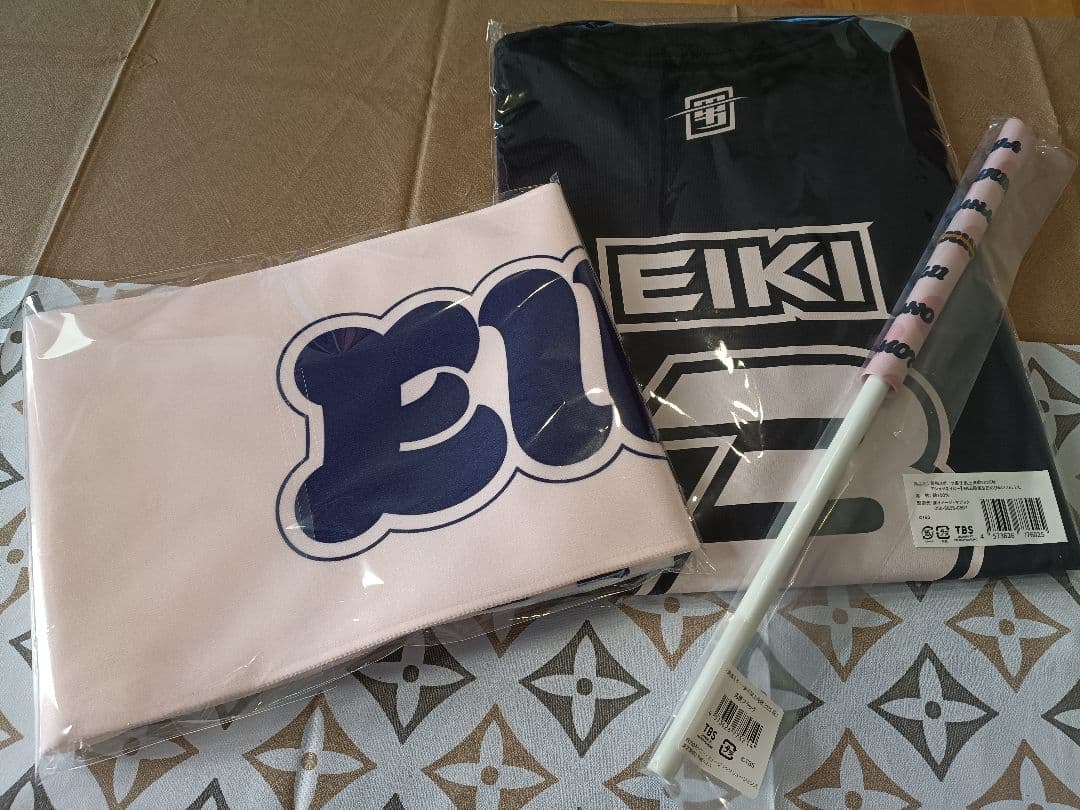 ち*ん様 mazzel eiki　スポ男　マフラータオル　Tシャツ　ネイビー　L